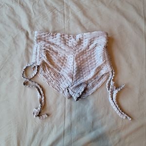 Grey Scrunch gym shorts